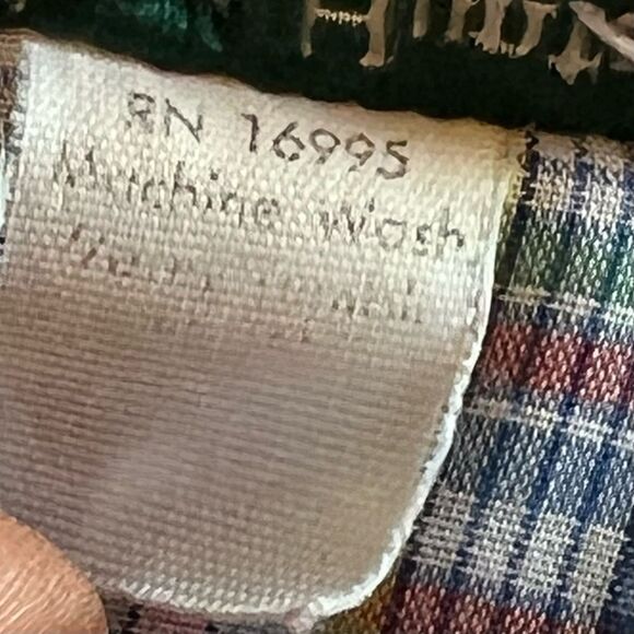 Robert Hunter Vintage 70s Rainbow Plaid Ruffle Puff Sleeve Full Length Robe O/S - Picture 12 of 12